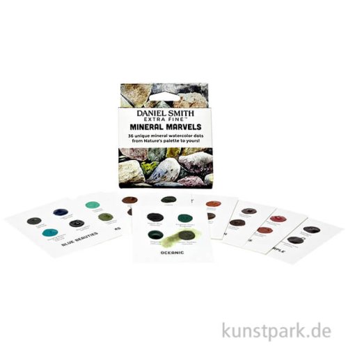 Daniel Smith PrimaTek Watercolor - Dot Card mit 36 Mineral Farben