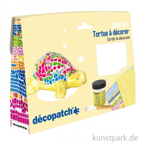 DECOPATCH Kit Mini - Schildkröte mit Zubehör