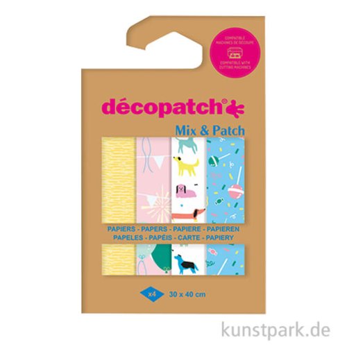 DECOPATCH Papiere - Mix & Patch, Kindergeburtstag