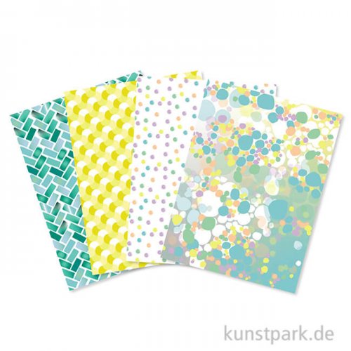 DECOPATCH Texturpapiere Metallic Color - Limited Edition