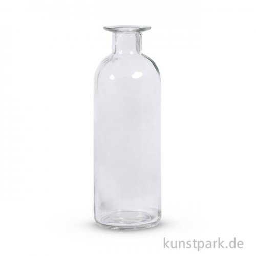 Deko Flasche aus Glas