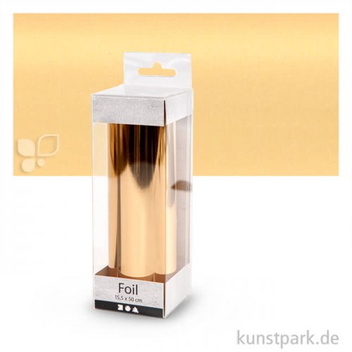 Dekofolie - Metallisch 50 x 15,5 cm 50 x 15,5 cm | Gold