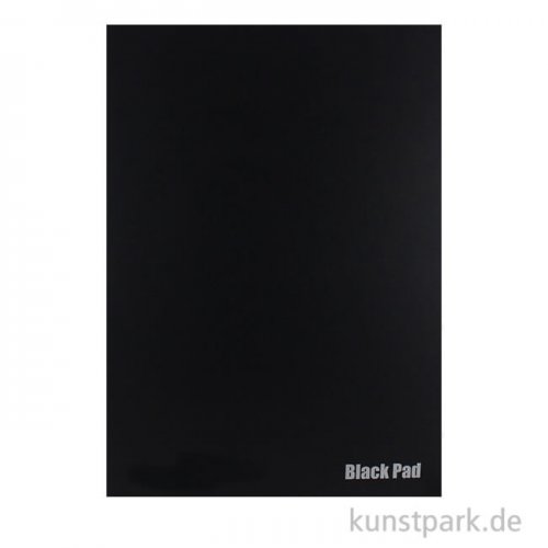 Der Schwarze Block No.2 aus schwarzem Fotokarton, 10 Blatt, 300g