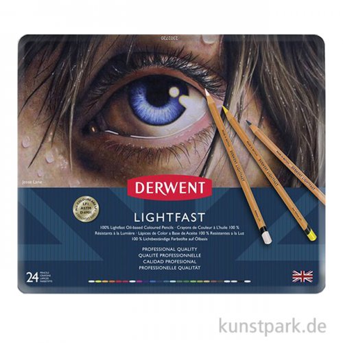 Derwent Lightfast Farbstifte - 24er Set