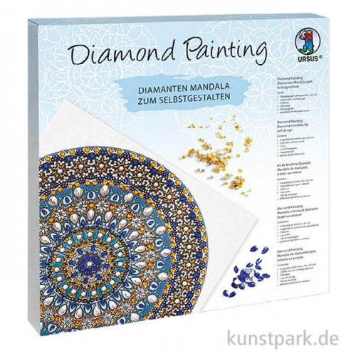 Diamond Painting Set - Mandala 2, 30 x 30 cm