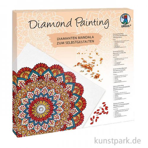 Diamond Painting Set - Mandala 6, 30 x 30 cm