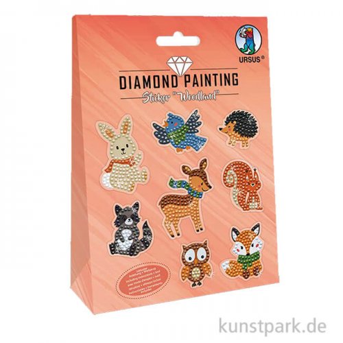 Diamond Painting Set - Sticker, Wald