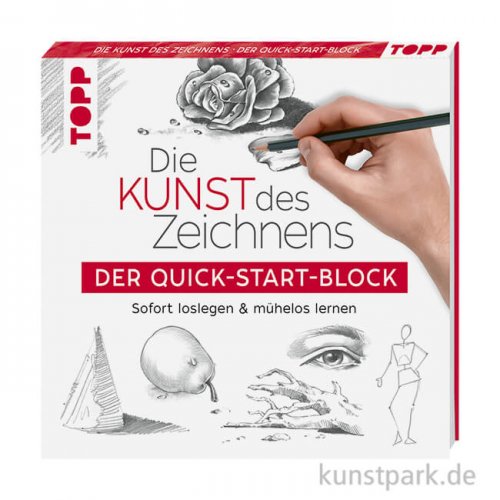 Die Kunst des Zeichnens - Der Quick-Start-Block,  Topp Verlag