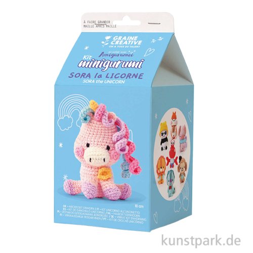 DIY Häkelset - Einhorn Amigurumi Kit