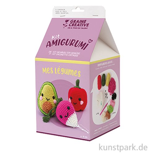 DIY Häkelset - Gemüse Amigurumi Kit