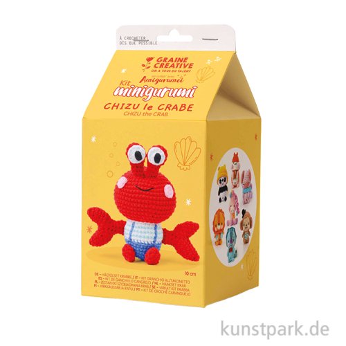 DIY Häkelset - Krabbe Amigurumi Kit