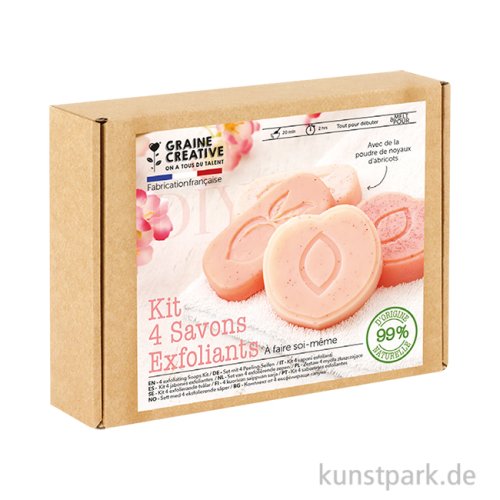 DIY Set - Seifengießen, Aprikosen-Peeling