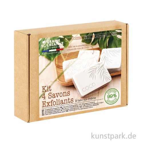 DIY Set - Seifengießen, Kokos-Peeling