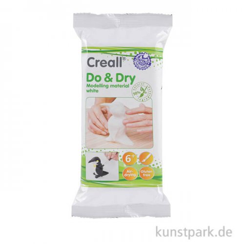 Creall DO+DRY Modelliermasse - Weiß 1000 g