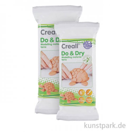 Creall DO+DRY Modelliermasse - terracotta