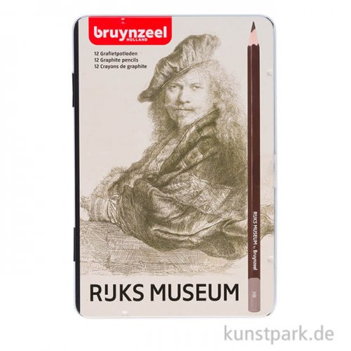 Dutch Masters Box - Rembrandt Selbstportrait, 12 Graphitbleistifte