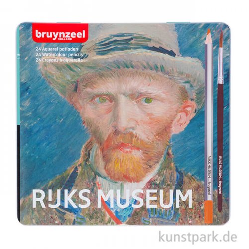 Dutch Masters Box - Van Gogh Selbstportrait, 24 Aquarellfarbstifte