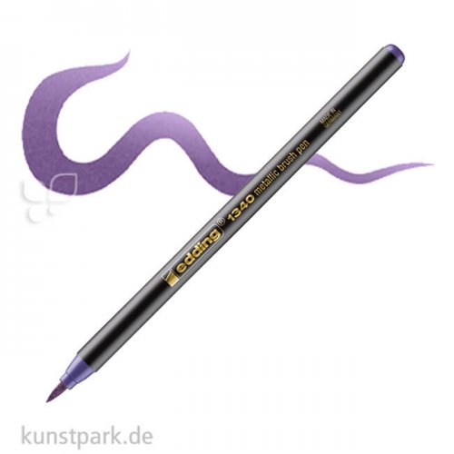 edding 1340 Brushpen - Metallic Stift | Violett Metallic