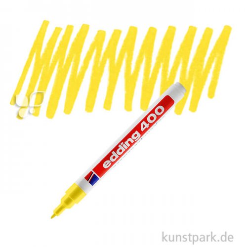 edding 400 Permanent Marker Einzelfarbe | 005 Gelb