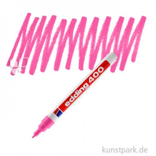 edding 400 Permanent Marker Einzelfarbe | 009 Rosa