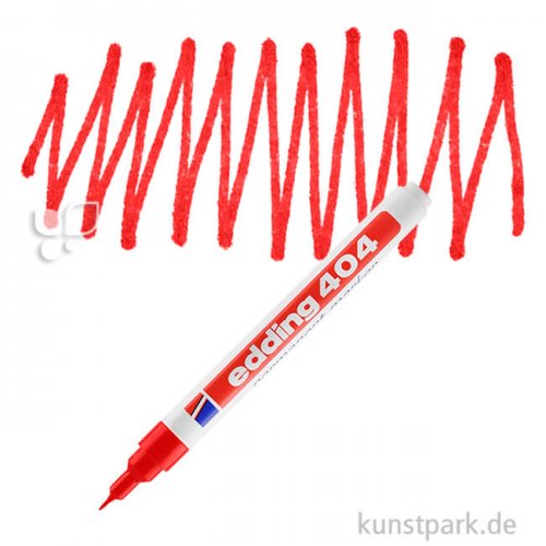 edding 404 Permanent Marker Einzelfarbe | 002 Rot