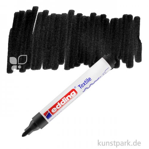 edding 4500 Textil Marker 001 Schwarz