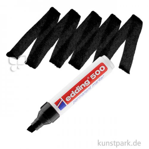edding 500 Permanent Marker Einzelfarbe | 001 Schwarz