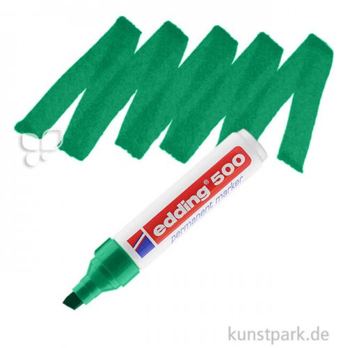 edding 500 Permanent Marker Einzelfarbe | 004 Grün