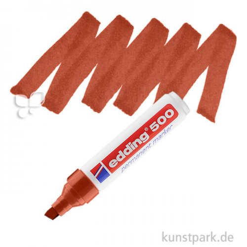 edding 500 Permanent Marker Einzelfarbe | 007 Braun
