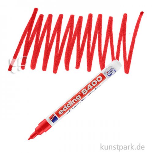 edding 8400 CD + DVD Marker 002 Rot