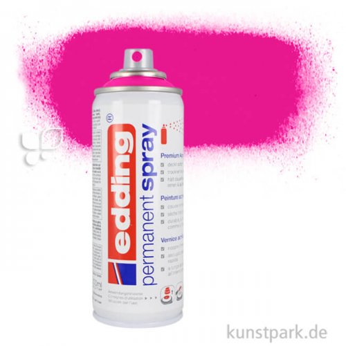 edding Permanent Spray - seidenmatt, 200 ml Einzelfarbe | 909 Telemagenta