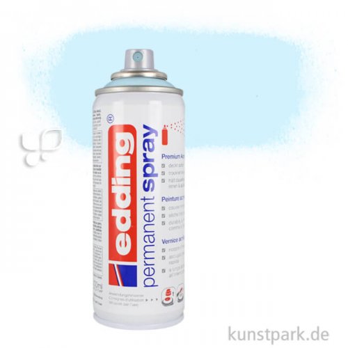edding Permanent Spray - seidenmatt, 200 ml Einzelfarbe | 916 Pastellblau