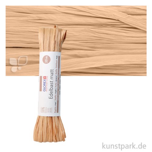 Edelbast matt, 20 Meter Farbe | Sand