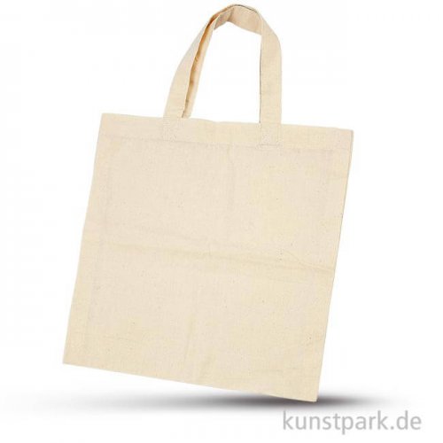 Einkaufstasche Mini aus Baumwolle - Natur, 27,5x30 cm, 5 Stück