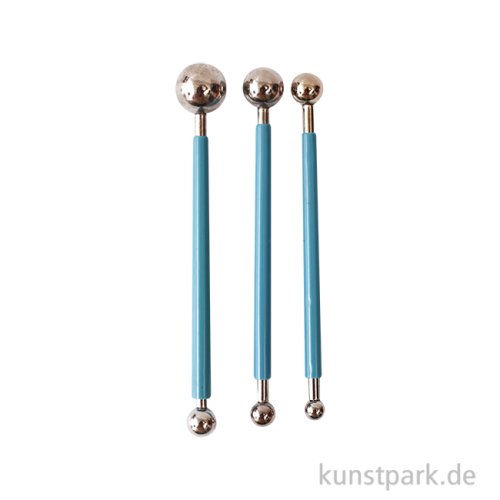 Embossing Prägewerkzeuge mit 2 Spitzen, 3 Stück