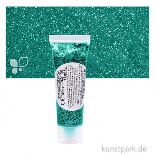 Eulenspiegel Glitzer-Gel 18 ml Tube | Grün-Juwel