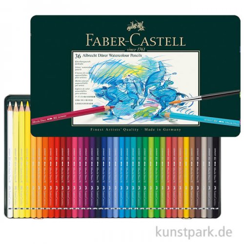 Faber-Castell ALBRECHT DÜRER, 36 Aquarellstifte im Metalletui