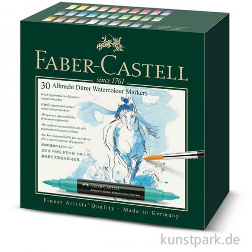 Faber-Castell ALBRECHT DÜRER, 30 Aquarellmarker im Etui