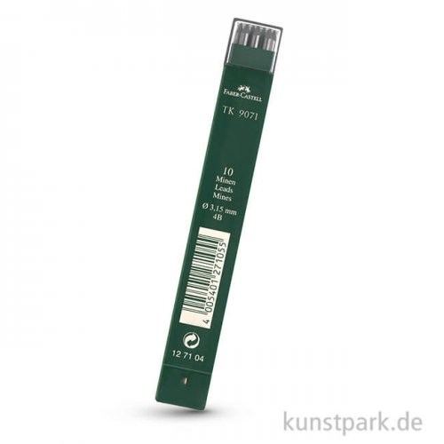 Faber-Castell Fallminen TK-9071, 3,15 mm, 10 Stück 4B