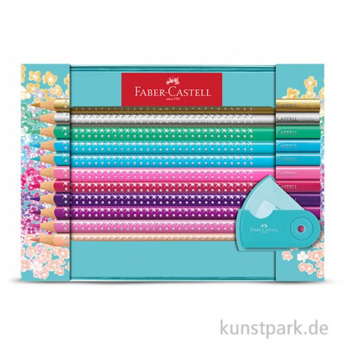 Faber-Castell GRIP Geschenkset - Sparkle Buntstifte