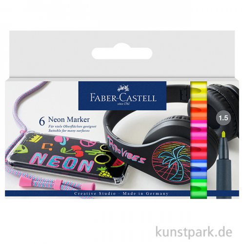 Faber-Castell Neon Marker 6er Set