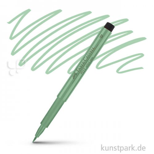 Faber-Castell PITT Artist Pen Brush einzeln Stift | 172 Gruenerde