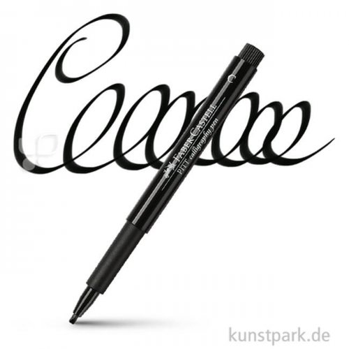 Faber-Castell PITT Artist Pen Calligraphy einzeln Stift | 199 Schwarz