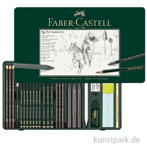 Faber-Castell PITT Graphite Set groß - 26teilig