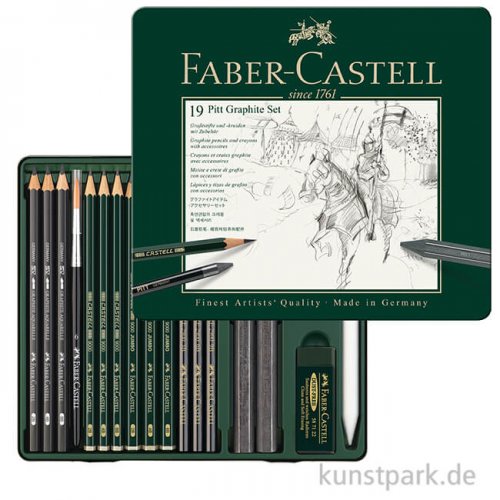 Faber-Castell PITT Graphite Set medium - 19teilig