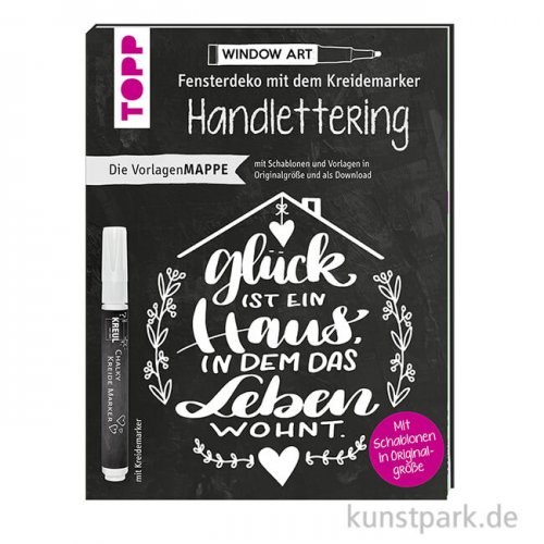 Fensterdeko mit dem Kreidemarker - Handlettering, Topp Verlag