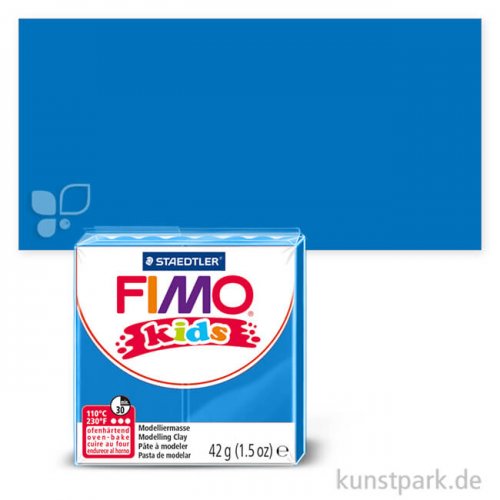 FIMO Kids Knete 42 g Einzelfarbe | Blau