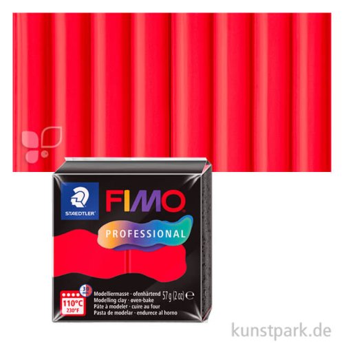 FIMO Professional Modelliermasse 57 g | Rot