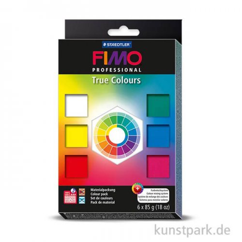 FIMO Professional Set - True Colours, 6x85 g