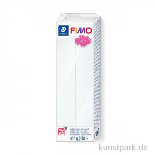 FIMO soft Einzelfarbe Weiß 454 g